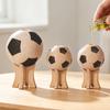 Soccer Ball Shaped Beechwood Diffuser, Volatile Aromatherapy Air Freshener for Home, Natural Solid Wood Deodorizer and Mosquito Repellent