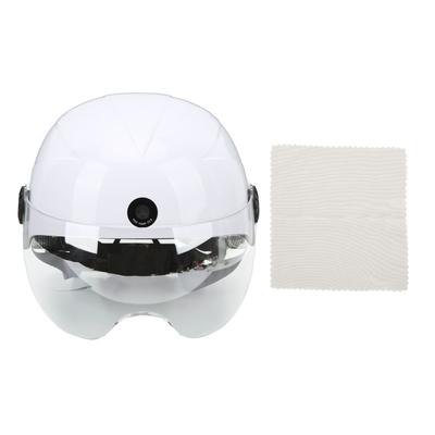 Smarter Fahrradhelm mit WLAN, Bluetooth, HD 1080P Frontkamera, 720P Rückkamera, KI-Sprachsteuerung