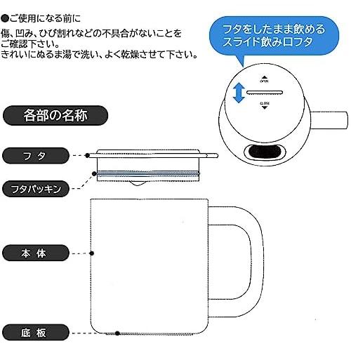 Skater Thermal/Cold Stainless Steel Mug with Lid, Vacuum Insulated Double Layer, Sage Green, 330ml STMG4N-A