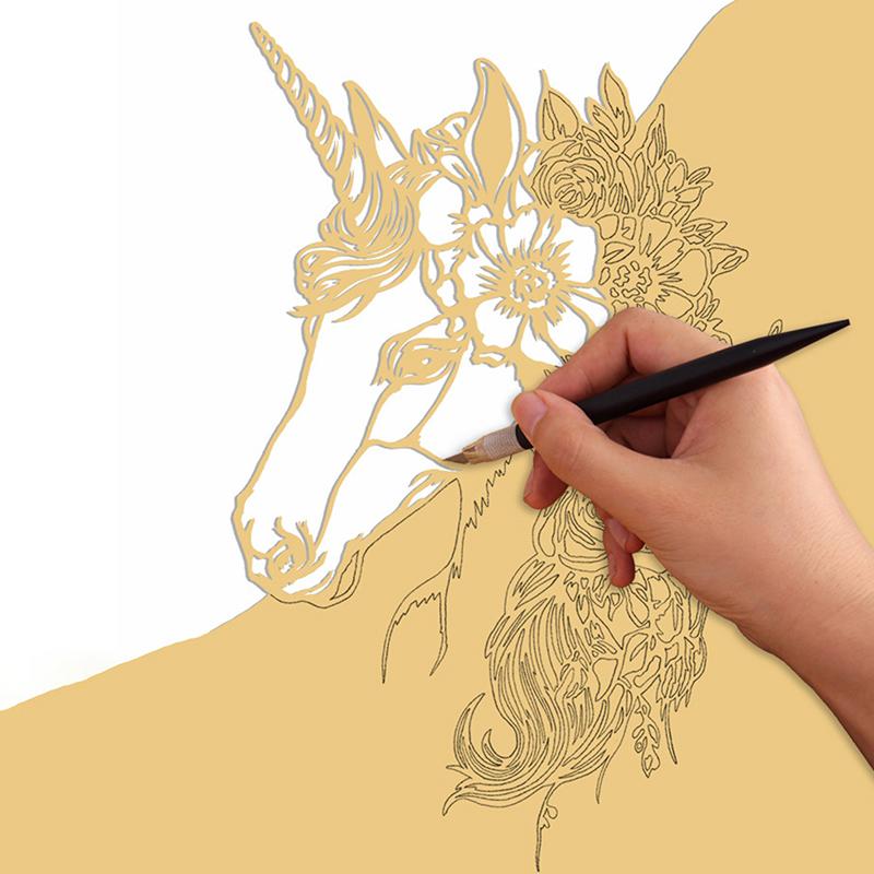 Creative Paper Cutting And Origami Book Diy Craft, Paper Cutting Painting, Engraving Painting, Holiday Gift