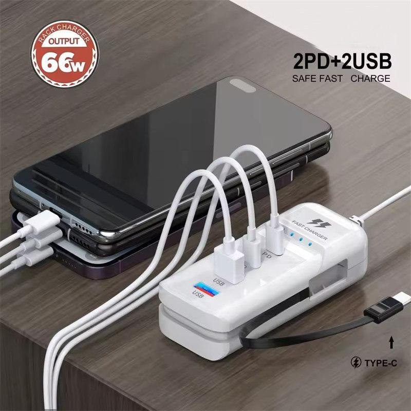 Încărcător USB PD tip C Încărcare rapidă Încărcătoare rapide de perete Adaptor hub USB multiport Telefon mobil Mufă UE/SUA Încărcător rapid USB tip C