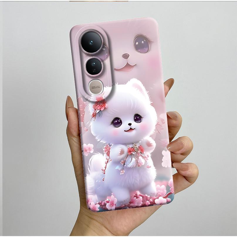 For Vivo V50 Lite 5G Phone Case Aesthetic Luxury Soft Silicone Shockproof Camera Lens Protective Back Covers Anti Slip Fundas