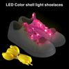 1 par de cadarços de nylon LED que acendem e brilham no escuro para festas, dança, patinação, eventos noturnos, calçados, acessórios