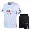 Men's High Quality Short Sleeve Shorts Set Printed Sports Set Men's Casual Fashion Short Sleeve Shorts
