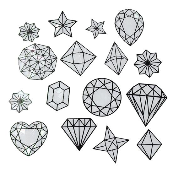 Autocolant practic din sticlă statică Prismă auto-adezivă pentru atragerea soarelui fluture