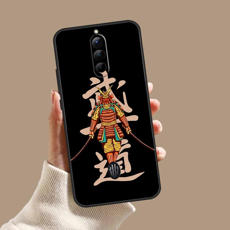 Samurai Oni Mask Case For ZTE Nubia Red Magic 11 9S 8S 8 9 10 10S Pro Plus 6 7 6S 7S Pro 5G 6R 10 Air Cover