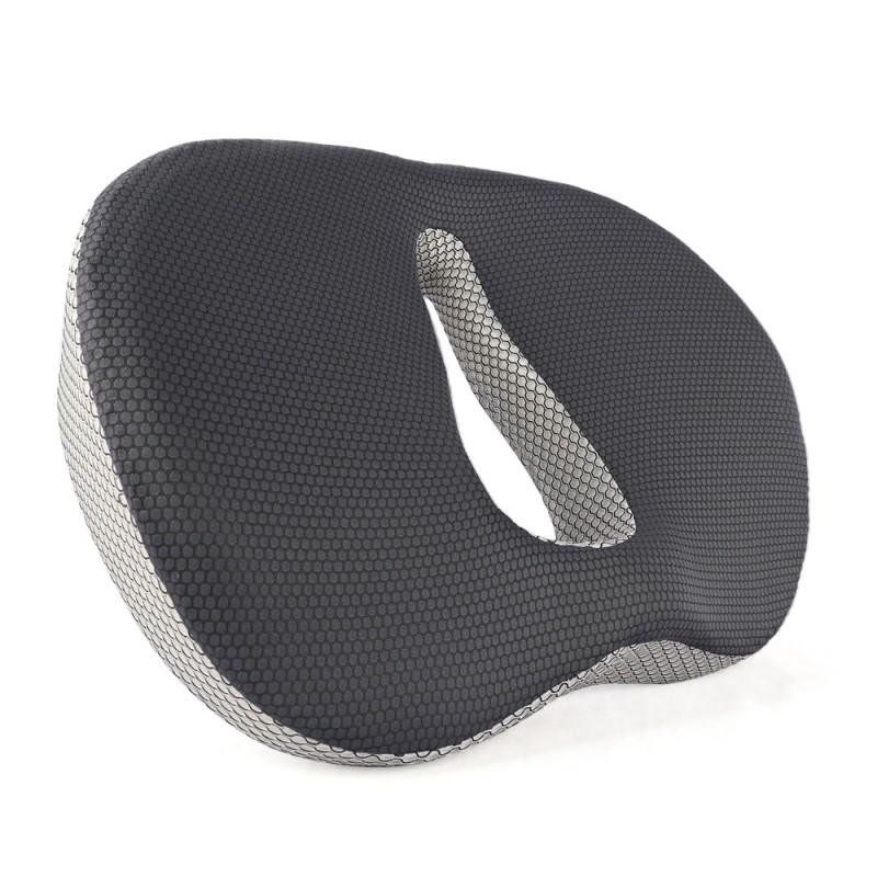Slow Rebound Memory Foam Chair Cushion Striped Solid Color Office Use