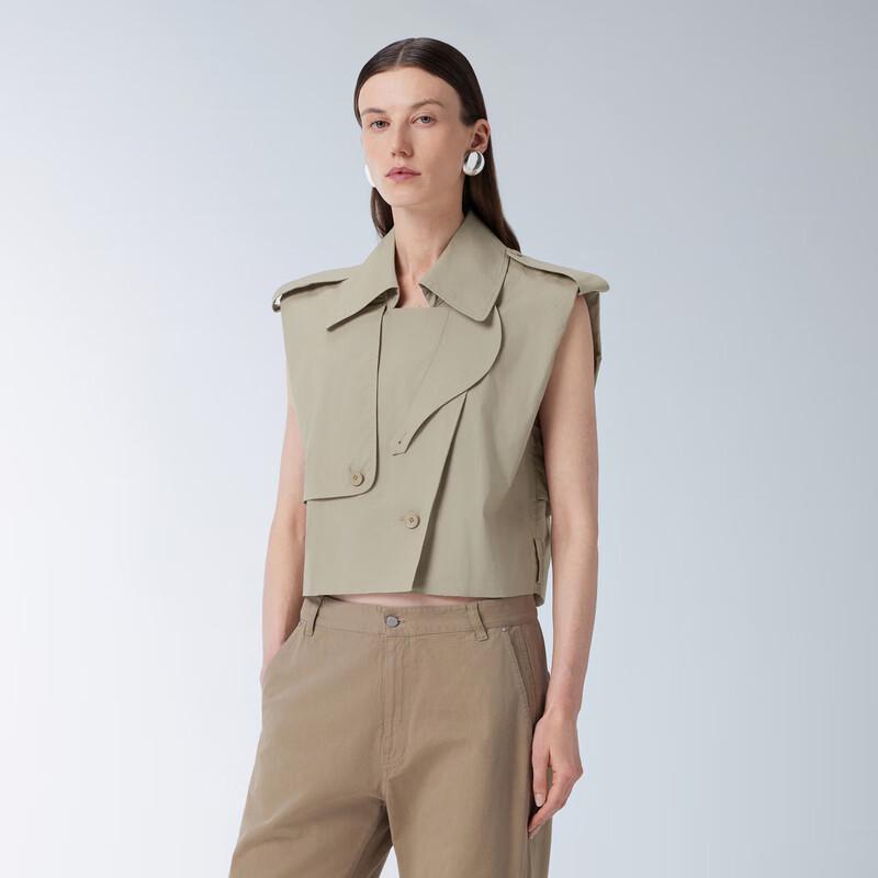 JNBY 2024 Summer Polo Collar Vest