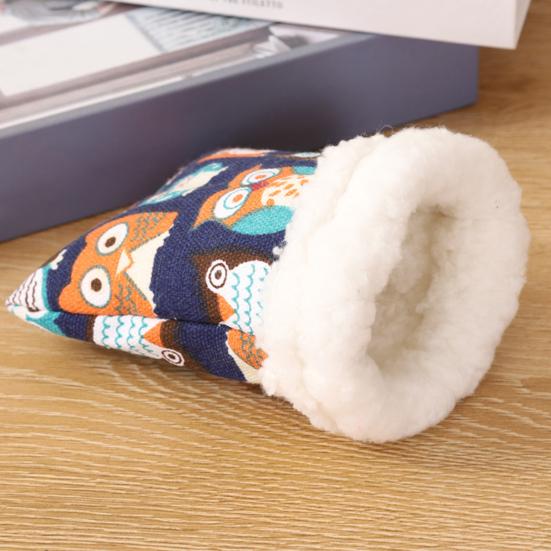 Yousheng Hnízdo pro křečka Kreslený design Postel pro křečky Měkký Pohodlný plyš Spací pytel Morče Příslušenství pro domácí mazlíčky