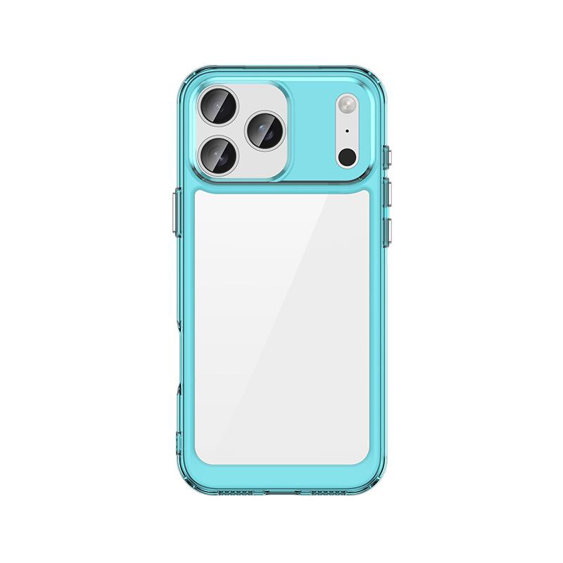 For iPhone 17 Pro Max Case iPhone 17 Air iPhone 17 Pro Max Cover Bumper Shockproof Clear PC + Silicone Protective Phone Cover
