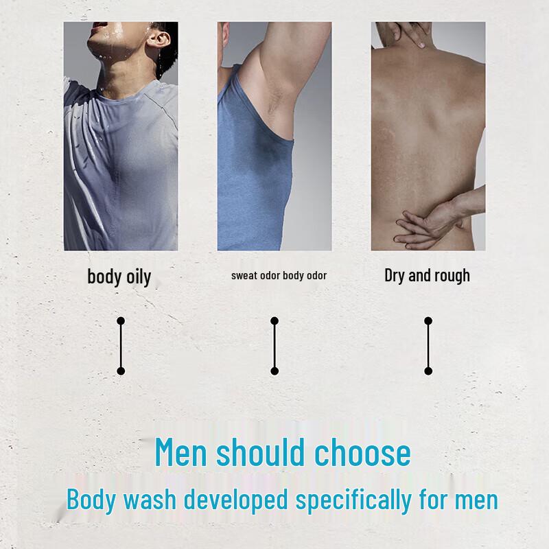 Adidas Men's 3-in-1 Shower Gel, Shampoo & Face Wash