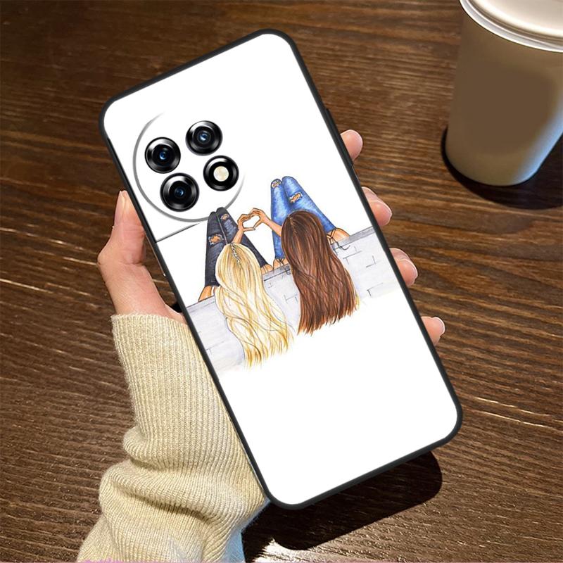 Best Friends BFF Matching For OnePlus 15 13 12 11 15R 13R 12R 8T 10T 13T Case For OnePlus Nord 5 CE 2 3 4 Lite N20 N30