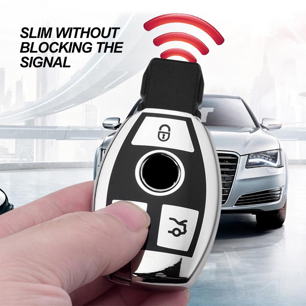Soft TPU Car Remote Key Case Cover Fob For Mercedes Bnez CLA GLC GLA GLK W203 W210 W211 W204 W176 A B C R Class AMG Accessories
