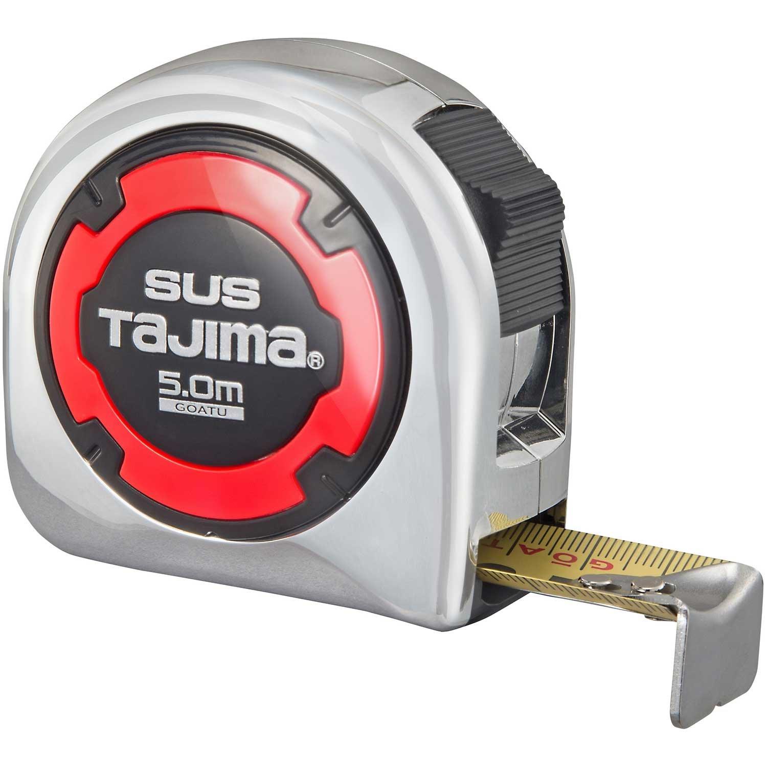

Tajima Convex Rigid Stainless Steel Tape 5m x 25mm Rigid Stainless Lock 25 GASL25-50