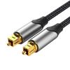 Fast speed Digital Optically Cable TOSLINK to 3.5mm Port Connection Gold Plated Plugs for Stable Sound Transmission