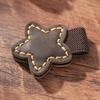Magnetic Faux Leather Bookmark Cute Star Shaped Page Clips Strong Magnet Bookmark Clip for Reading Lovers Women Men