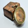 World Of Vintage Brass Dollond Copper Compass 5.14 Cm