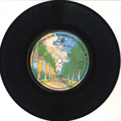 7inch Record ROD STEWART - Sutherland / Stone Cold Sober K16600 WARNER BROS 1975 UK Pop Used