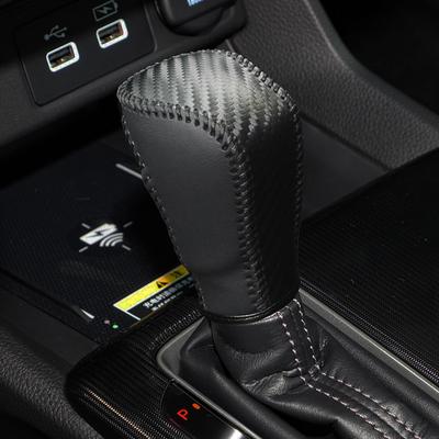 Car Gear Shift Knob Cover For Honda Civic Fit XRV Honda Accord CRV Inspire HR-V Crider Leather Gearbox Shift Knob