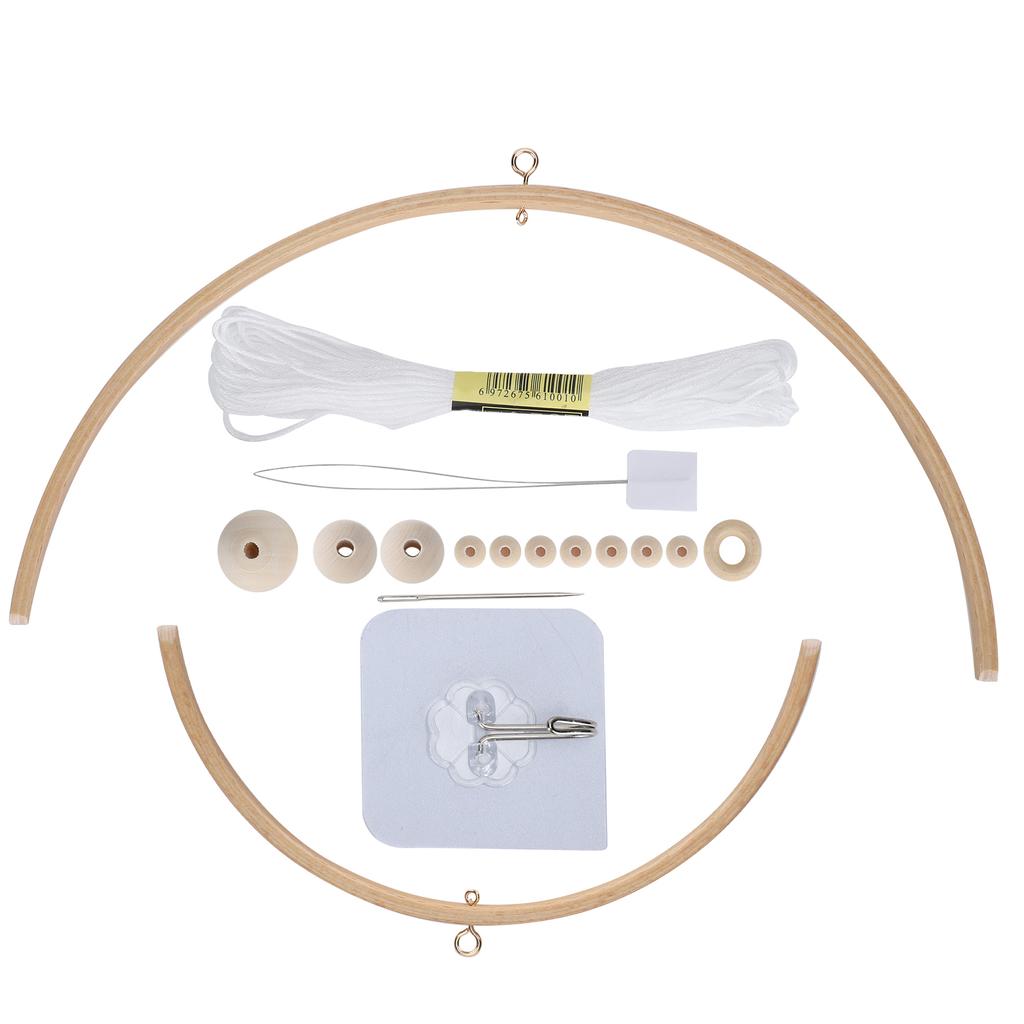 Wind Chime Kit DIY Handcraft Chimes Bells Wood Baby Crib Mobile Wind Chime Pendant