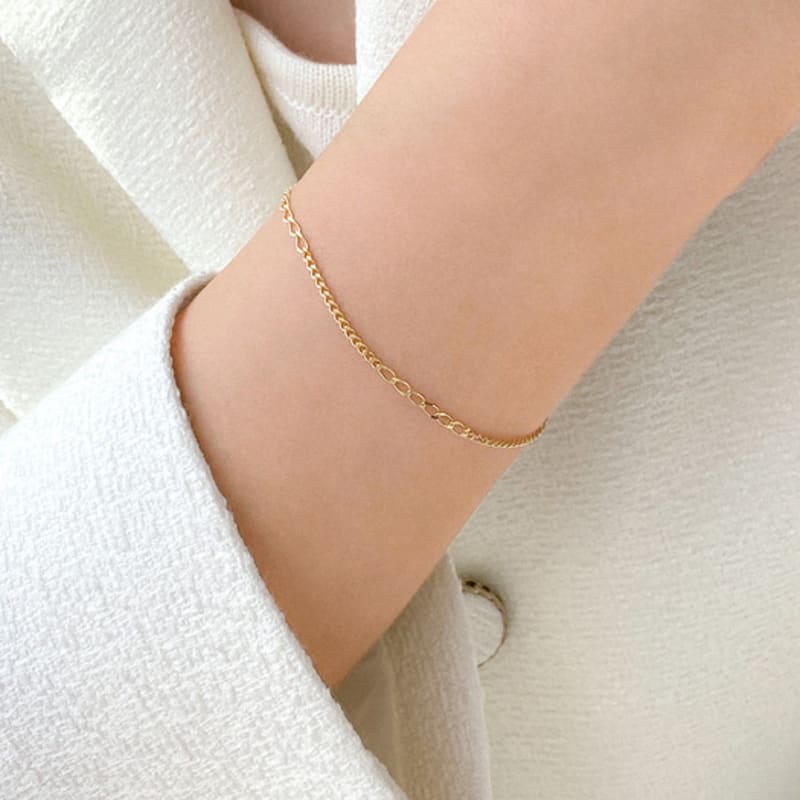 MAYBETOI 14k Rachel Kettchenarmband