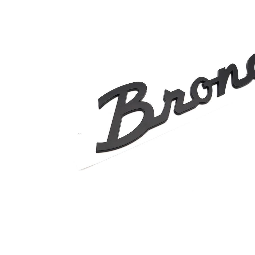 Ford Bronco Maverick Car Logo Fender & Tail Body Letter Sticker