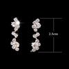 Newlywed Necklace and Earrings Set - Simple and Elegant Wedding Dress Accessory Set