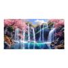 Diamant Mosaik Regenbogen Wasserfall Landschaft Großformat DIY Diamantmalerei Vollbohrer Landschaft Schmuck Kreuzstich Bild Wanddekor