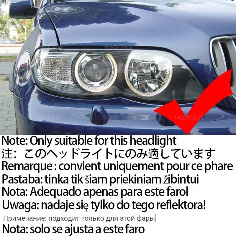 For BMW X5 E53 Facelift 2004 2005 2006 Car Accessories 16 Colors RGB Cotton Light LED Angel Eyes Kit Ring Remote Control