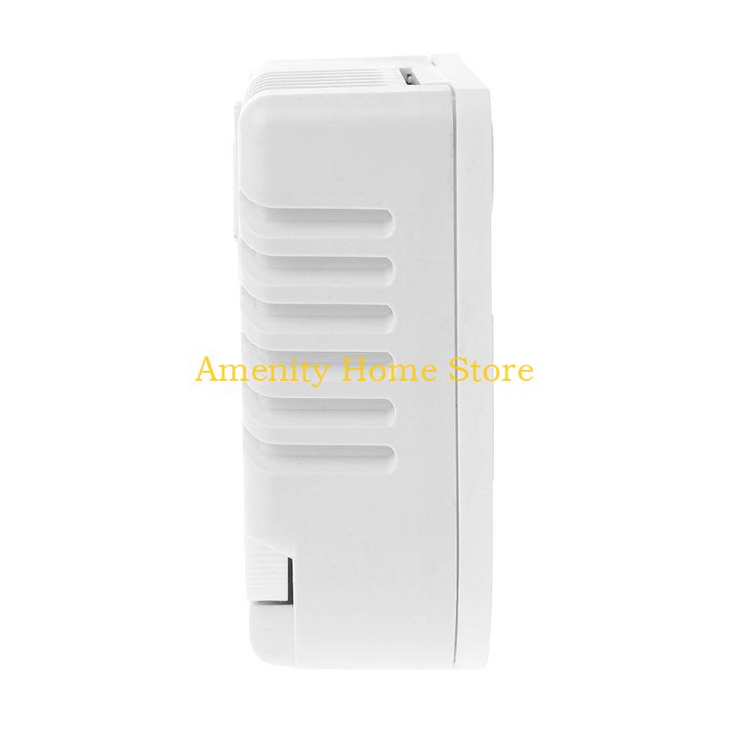 

F26C Universal 220V - 250V 50/60Hz Room Thermostats Energy Save Mechanical Temperature Controller with Switch белый