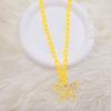 Acrylic Butterfly Pendant Choker Chain Necklace Elegant Fashion Accessories Pendant Necklace Suitable for Any Occasion