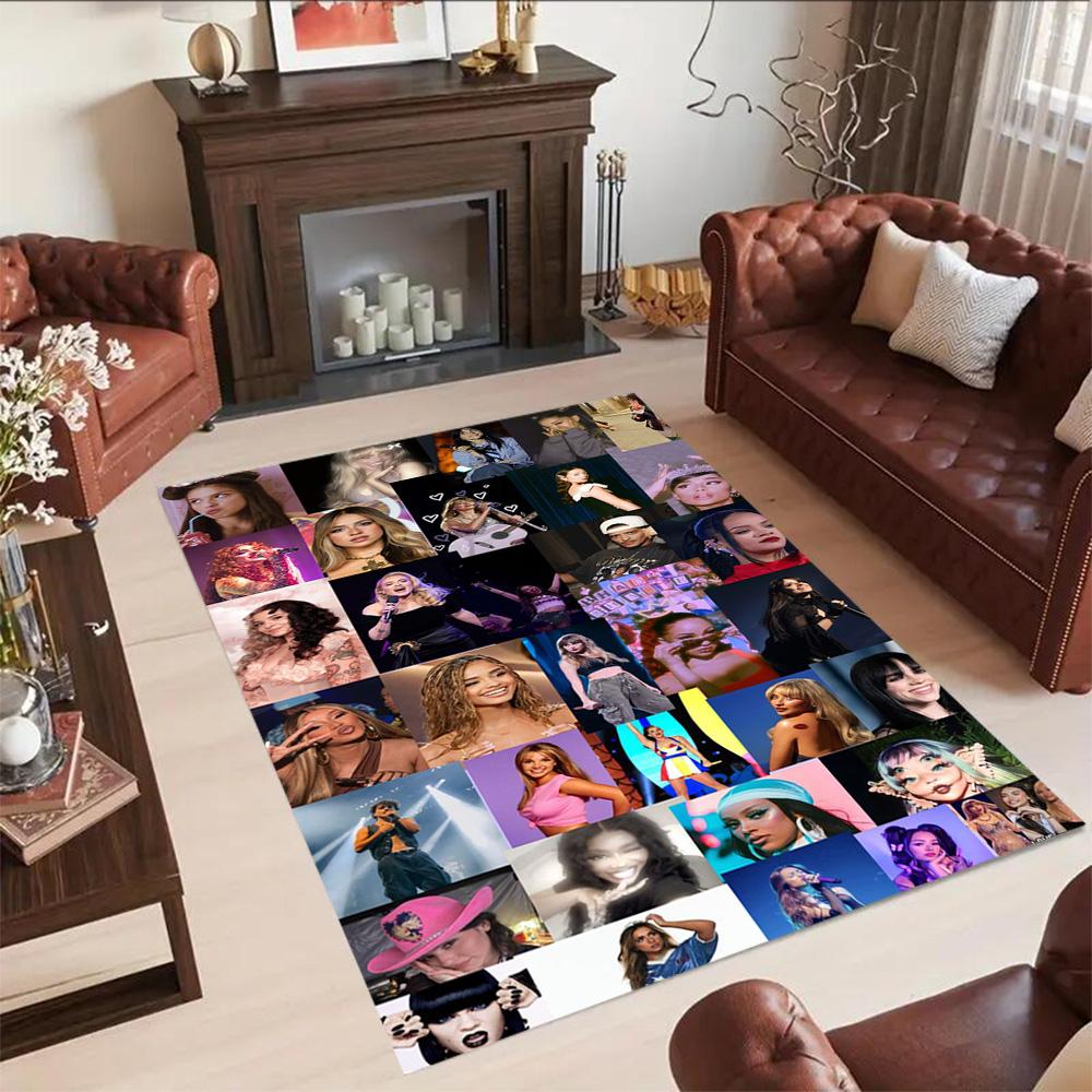 Customize Photos Personalized Picture Floor Mat Design for Playrooms Game Room Foyer Study Room Antislip Carpet Decorate Offices