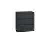Chest Of Drawers Cabinet Table 3 Drawers Malwa M3 Black For Home For Office
