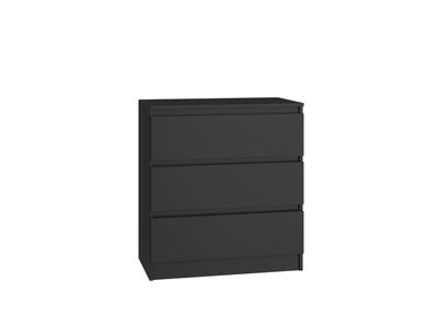 Chest Of Drawers Cabinet Table 3 Drawers Malwa M3 Black For Home For Office