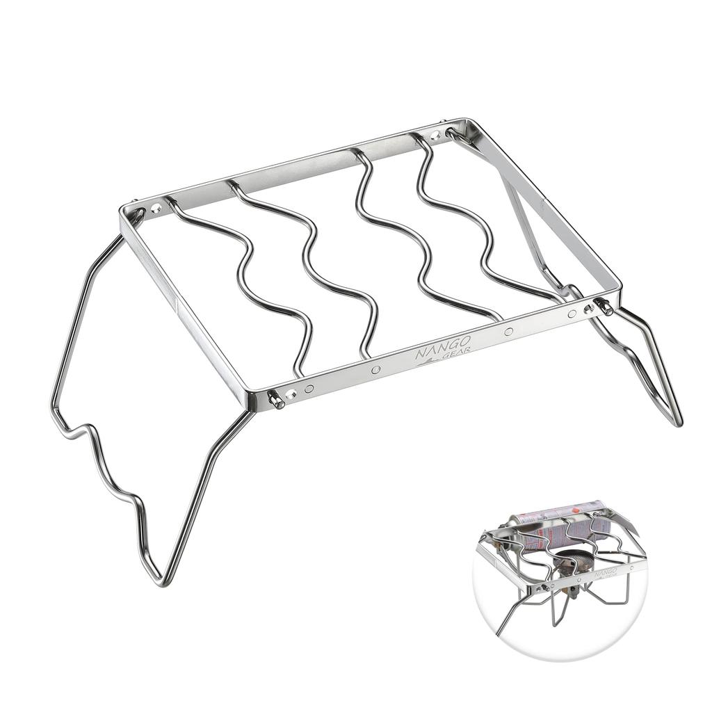[Amazon.co.jp Exclusive] NANGOGEAR Grill Stand, Standard, 2-Level Height Adjustable, Stove Stand 11203 (MS-1012)