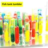 Yousheng 10Pcs Aquarium Tumbler Compact Decorative Anti-rust Aquarium Turtle Jar Tumbler Decorations Fishbowl Accessories