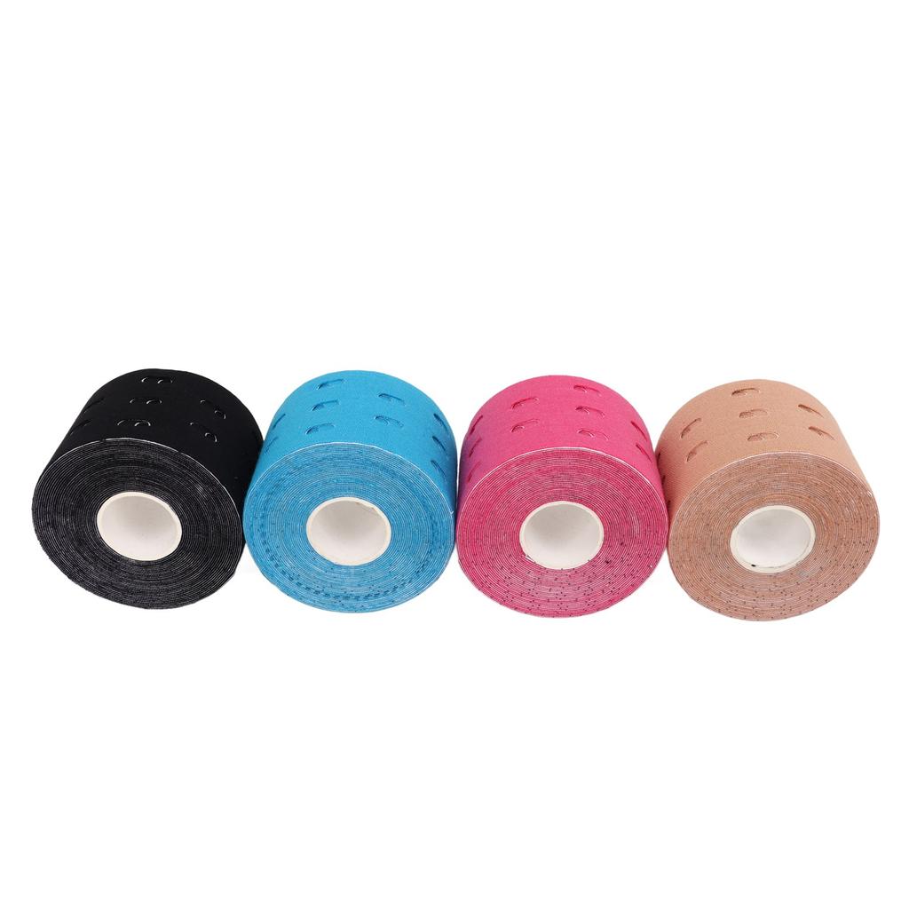 4Pcs Kinesiology Tape Waterproof Elastic Breathable Comfortable Athletic Body Tape for Sports Fitness