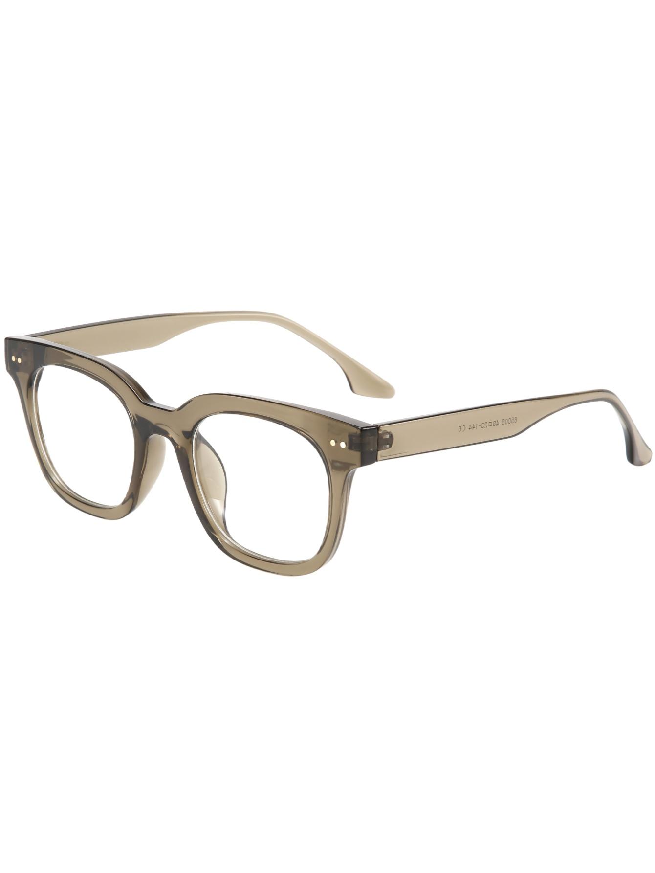 

Black glasses frame handsome trend round face big box plain office glasses square mirror армія зелений колір