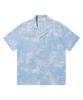 PRODESHIRT [Comfort] Cuban Open Collar Denim Camp Shirt (Misty Blue)
