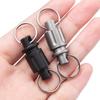 Titanium Alloy Quick Release Open Keychain Universal Rotary Buckle Convenient Detachable Keyring Quick Hangs Buckle