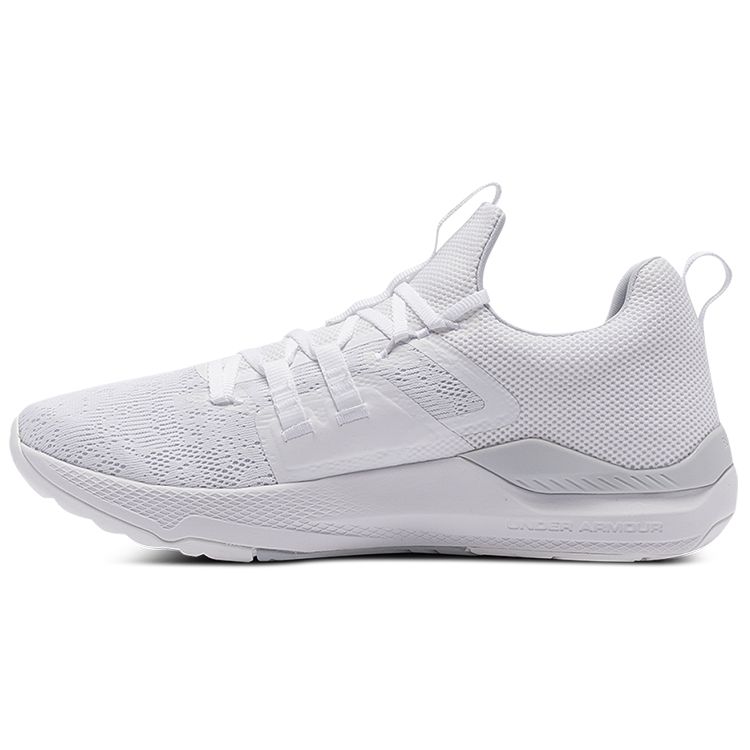 Under Armour Cushioning Non-Slip Durable Breathable Low-Top Training Shoes Unisex Sneakers White 3023006-105