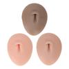 3pcs 3D Silicone Button Belly Model Display Belly Piercing Practice Model for Acupuncture Teaching