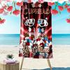 Name Custom Cuphead Print Beach Towel, Large Soft Quick Dry Towel for Beach Camping Swimming