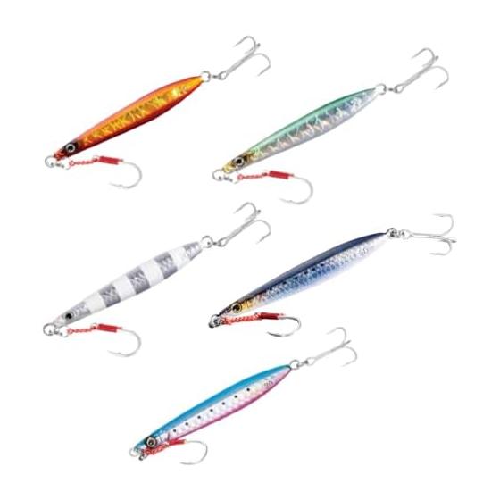 Shimano Jig Colt Sniper Blue Mono Catcher Sardine Rocket 5-piece set (metal jig, scale boost, shore jigging, surf light jigging, bulk purchase)