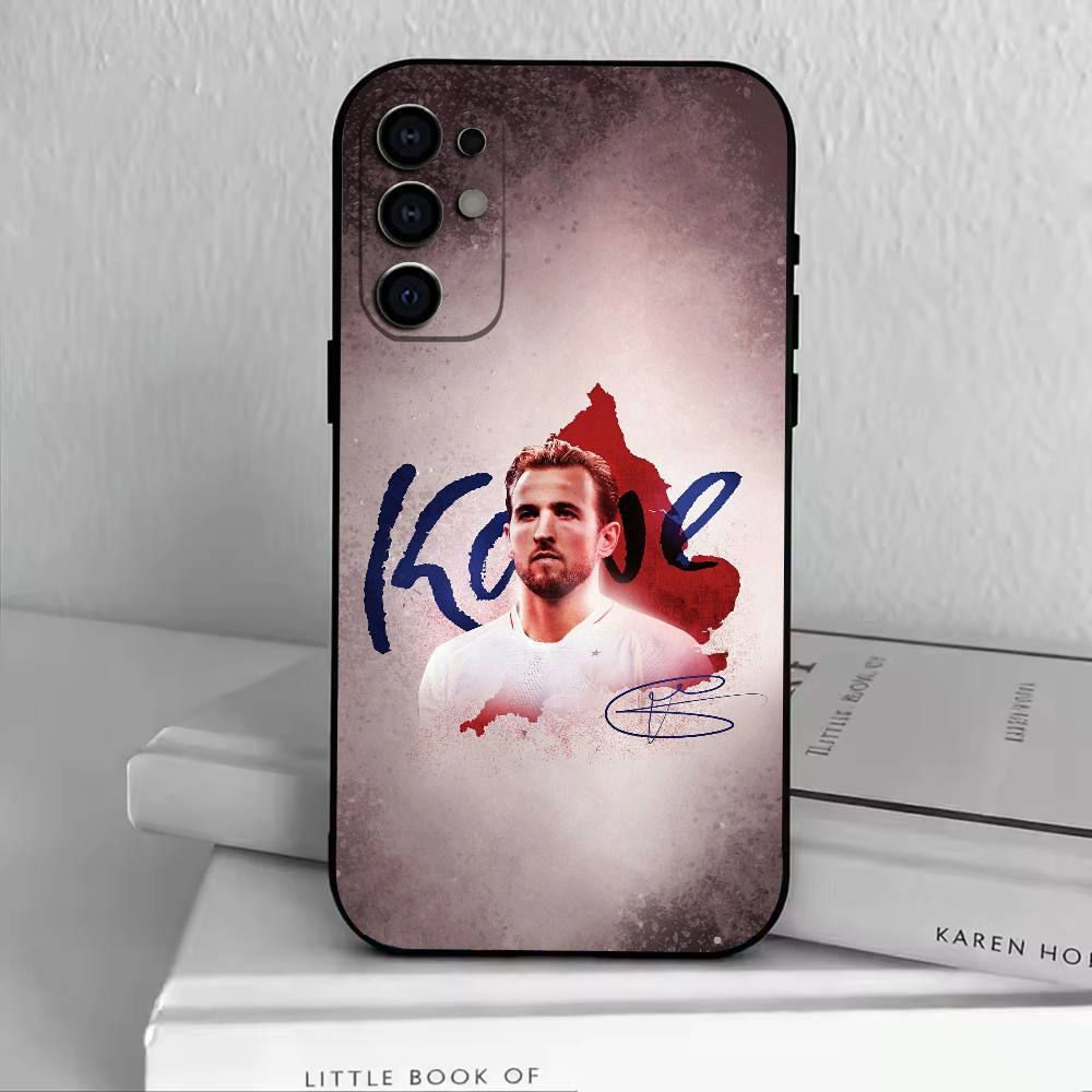 H-Harry K-Kane Phone Case Black Silicone Soft For Samsung S25,S24,S21,S22,S23,S30,Ultra,S20,Plus,Fe,Lite