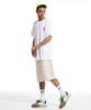 CREAM SODA LAB Lab Gray Surfer Small Logo Short Sleeve T-Shirt White Pink