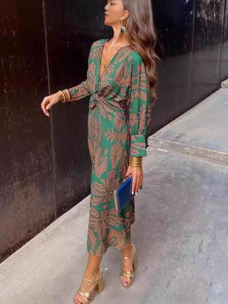 Autumn 2024 Printed Women's Dress - Hot-Selling Fashion