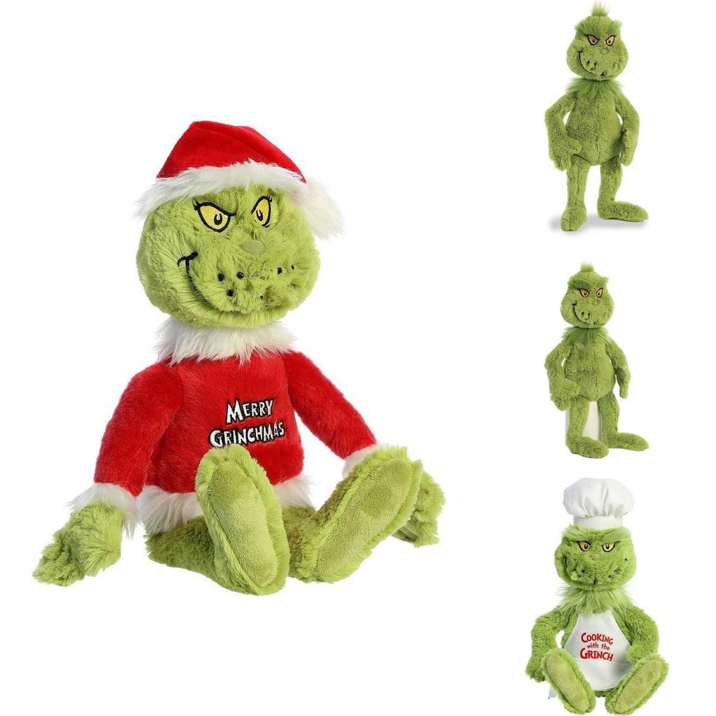 Grinch Crăciun Bucătari Costumează Jucării de Pluș Păpuși Umplute Cadou pentru Copii Moale Drăgălaș