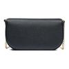 Tory Burch Chelsea Magnetic Snap Closure Flap Leather Shoulder Crossbody Bag Small Women Bags Black 153566-001