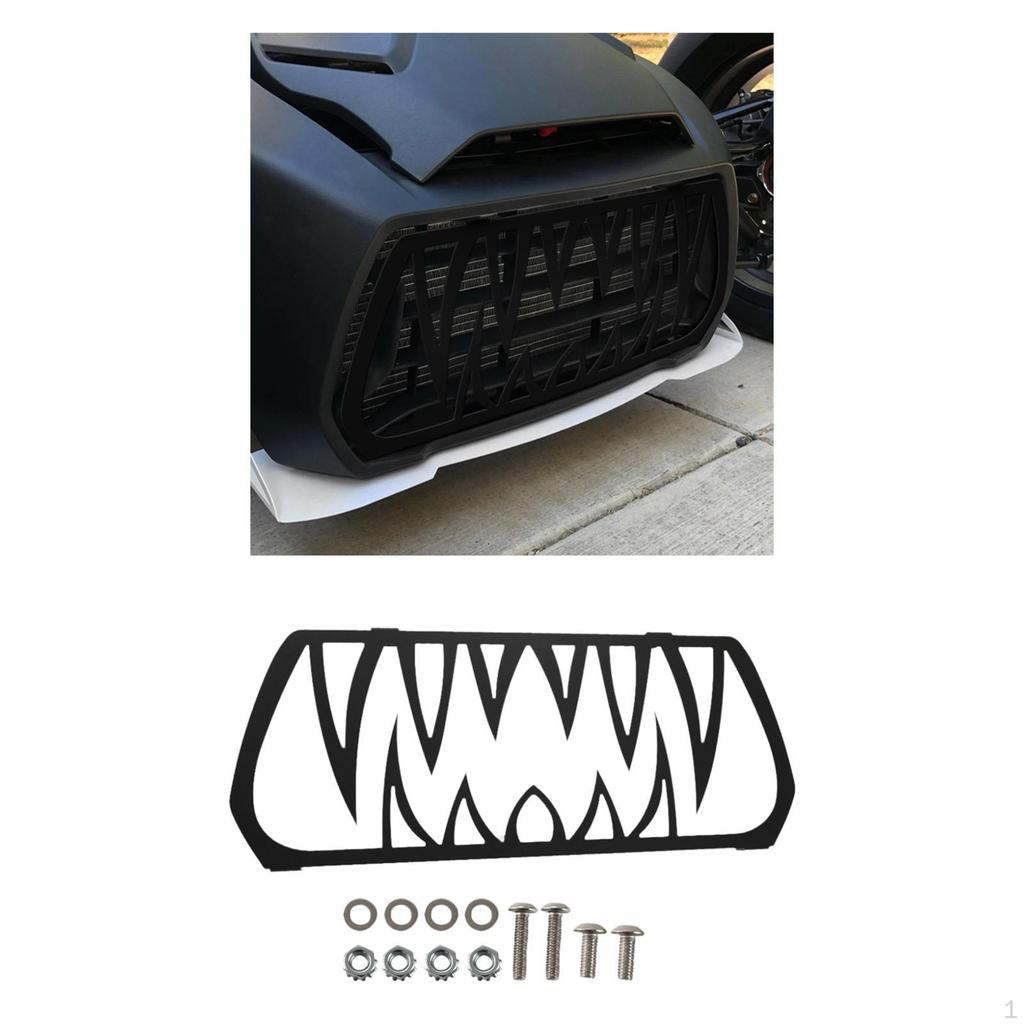 Front Grill Trim Grille Teeth Insert Premium High Performance Lower Protector Directly Replace